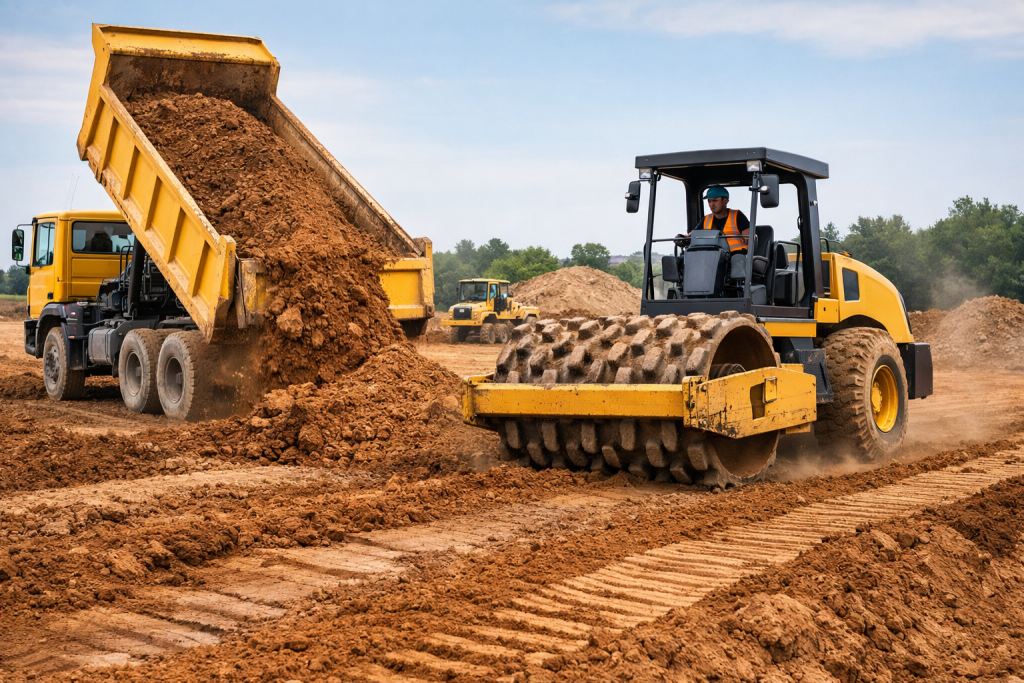 Aterro, Desaterro e Compactação